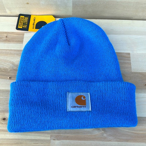Carhartt Other - Carhartt turquoise knit hat universal Adult NWT